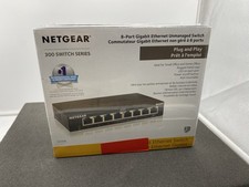 LOT OF 2 Netgear GS308-300PAS 8 Port Gigabit Ethernet Unmanaged Switch GS308v3 picture