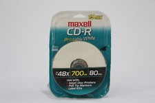 Maxwell CD-R - 48x, 700 MB, 80 min 15/Pack - Recordable/printable white - NEW picture