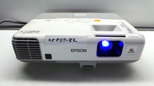 Epson PowerLite 93+ 3LCD Projector 2600 Lumens H382F - Tested- No Remote picture