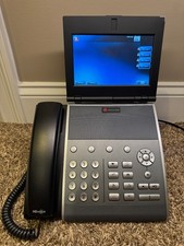 Polycom VVX 1500 IP Video Conference Phone w/ Handset & Cord picture