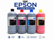 4 x 1000ml Premium  refill ink compatible for Epson Ecotank Printers picture