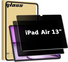 2 Pack Privacy Screen Protector for iPad Air 13 Inch, Anti-Spy 9H Glass picture