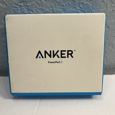 Anker A2124 PowerPort 5 IQ 40W 5-Port USB-A Wall Charger - New picture