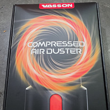 VASSON Electric Compressed Air Duster Dust Blower Cleaning Kit w/ Brushes Case. picture