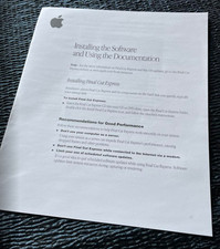 Apple Computer Installing Software Using Documentation Final Cut Express Guide picture
