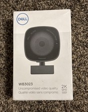 SEALED Dell 2K QHD 1440P HDR Webcam WB3023 Face Detection, Noise Reduction picture