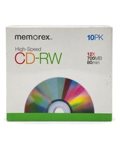 Memorex High-Speed CD-RW 10-Pack 12X 700MB 80 Min picture