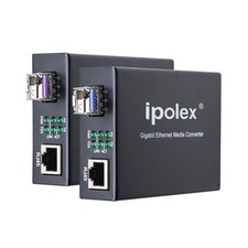 2 PCS Bidi Gigabit SingleMode LC Fiber Ethernet Media Converter 20KM picture