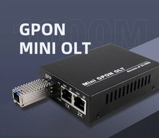Mini GPON OLT1Port 2*GE Ports Uplink Portable Fiber Optic Equipment Use for FTTH picture