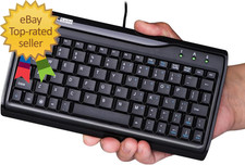 Super Mini Wired Keyboard Mcsaite Full Size 78 Keys Keypad Small Portable Fit picture
