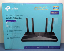TP-Link Archer AX1500 Dual Band WiFi 6 Router 1.5Gbps EasyMesh Gigabit NEW picture