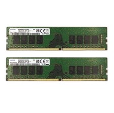 Samsung 32GB (2X 16GB ) DDR4 2666MHz PC4-25600 UDIMM Memory Ram M378A2K43CB1-CTD picture