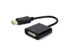 AddOn DisplayPort Male to DVI-D Dual Link (24+1 pin) Female Black Adapter Cable picture