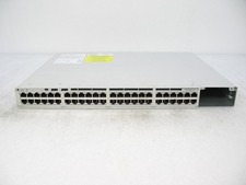 Cisco Catalyst C9200-48P-E 48-Port Gigabit PoE+ Network Switch *TESTED* - No PWR picture