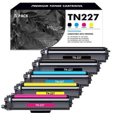 5-pack Toner Cartridges Compatible With Brother TN227 MFC-L3770CDW HL-L3230CDN picture