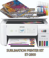 Espon Printer Sublimation Ink, White, Sublimation Printer Bundle with sublipaper picture