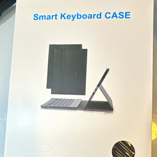 Smart Keyboard CASE Bluetooth Magnetic Removable Keyboard PU Folio Stand Black picture