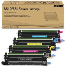 Drum Unit for Xerox Phaser 6510 WorkCentre 6515 108R01417-420 4-Pack Multicolor picture
