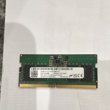 Micron DDR5 SODIMM Laptop Memory Module Universal Compatible 8GB Green Black picture