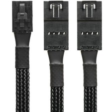 CRJ 4-Pin RGB Lighting Splitter Cable for Corsair - 6-inch (15cm), Black Slee... picture