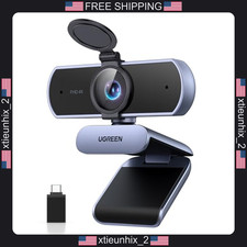 4K Webcam with Auto-Focus Dual Microphones Privacy Cover for PC picture