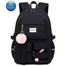 Big Student Laptop Backpack For College Women Middle High Large, Black picture