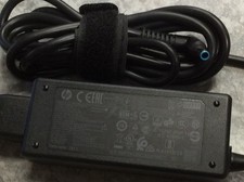 Genuine HP 45W blue tip laptop AC Adapter Power Supply charger 19.5V picture