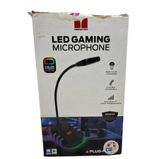 Monster LED Gaming Microphone USB Flexible Gooseneck Desktop Mic For PC & Laptop picture