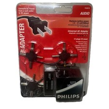 Philips PH2061W Universal AC Adapter 1.5-12V 300mA 12 Tips New Sealed picture