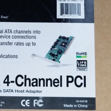 SIIG Serial ATA 4-Channel PCI PIC-bus SATA Host Adapter SC-SA4011-S2 picture
