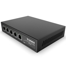 2.5GB Switch (5 Port) PoE++ for Ethernet Network - 1x90W (802.3bt) 4x30W (802... picture