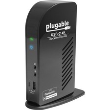 Plugable UD ULTC4K USB-C 4K Triple Display Docking Station w/ PD Power Delivery picture