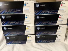 (3) Full Sets - Genuine/Brand New/Unopened - HP 414A LaserJet Toner Cartridges picture