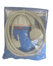 QVS 6FT IEEE 1284 BIDIRECTIONAL HIGH SPEED PARALLEL CABLE DB25M/CEN36M CC404D06 picture