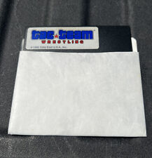 1986 Tag Team Wrestling Game Apple Computer Floppy Disk Rare picture