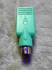Green PS/2 Male to PS/2 Female Adapter, Color Coded 1:1 MPN 50215-0004 picture