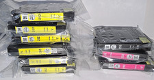 Lot 9 x Genuine OEM New Sealed Epson 252 Ink Cartridges Black, Magenta, Yellow picture