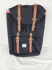 Herschel Backpack Large Little America Laptop Magnetic Candy Cane Stripes Black picture