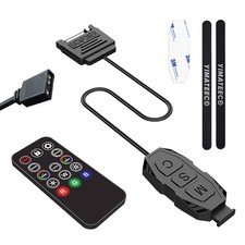 ARGB Controller Kit 5V 3-Pin RGB PC Fans Controller Built-in Light Mode SATA ... picture
