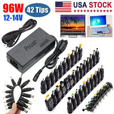 96W Universal Laptop Power Supply Charger Adapter w/ 42 Tips Notebook Charger US picture