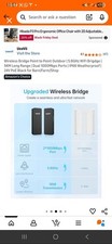 UeeVii Wireless Bridge 5.8GHz 5KM Dual-Band 1000Mbps IP66 PoE 2 Ports Black picture
