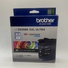 NEW OEM - BROTHER LC3035BK XXL ULTRA BLACK Ink Cartridge - Expired **01/2024** picture