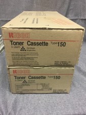 Lot 2 Ricoh Type 150 Toner Cartridge, Black SM150 Genuine picture