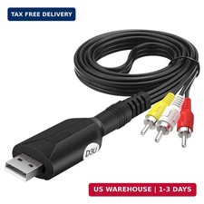 USB Audio Video Capture Card VHS VCR to Digital Converter RCA AV to USB Video Ca picture