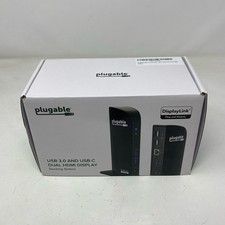 Plugable UD-3900 Dual HDMI USB 3.0/USB-C Docking Station - Black picture