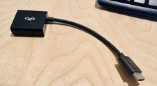 C2G Legrand VGA to HDMI Black Adapter Converter Dongle, HDMI Adapter C2G 41350 picture