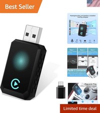 Wireless Carplay Adapter, Convert Wired to Wireless CarPlay, Compatible with ... picture