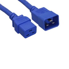 Blue AC Power Cable for Cisco WS-CAC-2500W= WS-CAC-2500W-RF PSU Jumper Cord 10ft picture