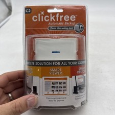 Clickfree C2 320GB External USB Hard Drive Automatic Backup SEALED New In Box picture
