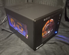 Intel i7 Black & UV Orange Fast Mini ITX Entry-Level Gaming PC Computer w/WIN 10 picture